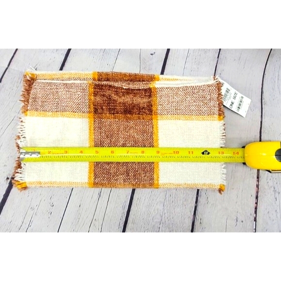 CHARTER CLUB Womens Ivory Woven Chenille Loop Fringed Infinity Scarf - Picture 4 of 5